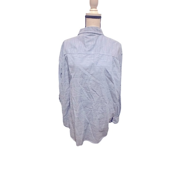 Men’s Big & Tall True Nation Tab Sleeve Button Down Light Blue Size 2XL - Picture 8 of 14